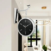 large nordic creative wall clock two sided living room decoration clock mechanism rose gold silent clocks undefined gift zegary