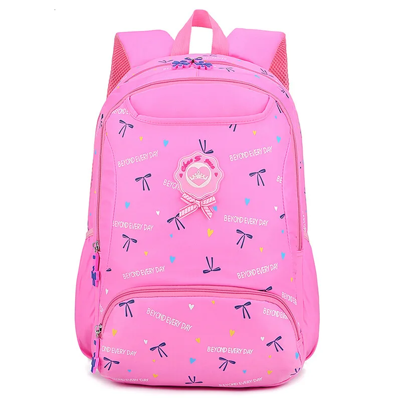 2023 Girls School Bag Waterproof Light Weight Kids Backpack Children dot Printing Backpack Primary Bookbag for Girl mochilas