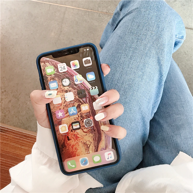 Карамельный розовый чехол для девочек iPhone X XS 11 Pro Max XR летний силиконовый чехол с изображением персиковых фруктов и цветов авокадо для iPhone 7 6 6S 8 Plus чехол