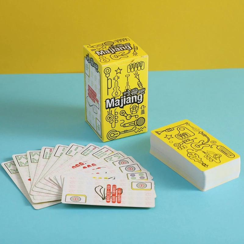 Карточка для игры в покер забавном стиле легкая карточка Маджонга любителей