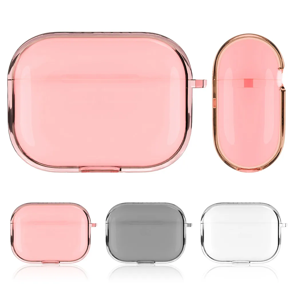 Прозрачный чехол из ТПУ для наушников Apple Airpods Pro AirPods 3 беспроводной Bluetooth