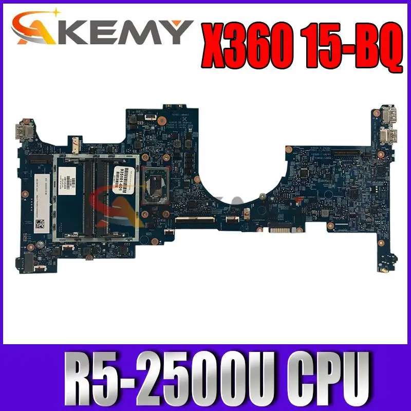 

16907-1 Материнская плата для ноутбука HP x360 15-BQ 935101-601 935101-501 DDR4 с процессором AMD R5-2500U 448.0BY10.0011 100% полностью протестирована