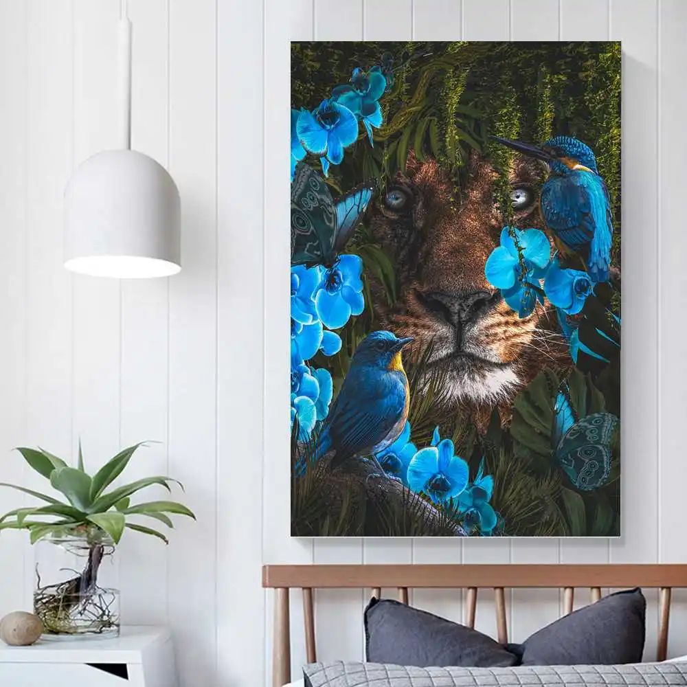 

Peekaboo poster living room decoration painting canvas wall art living room oil painting poster bedroom painting