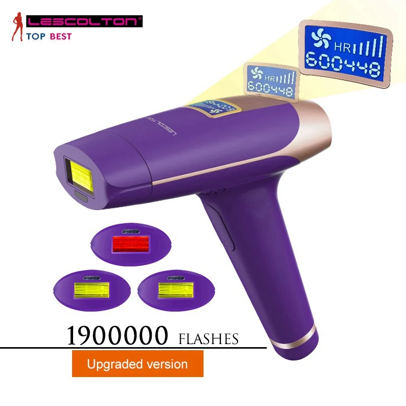 Лазерная эпиляция Lescolton IPL Depiladora ЖК дисплей перманентное бикини устройство для