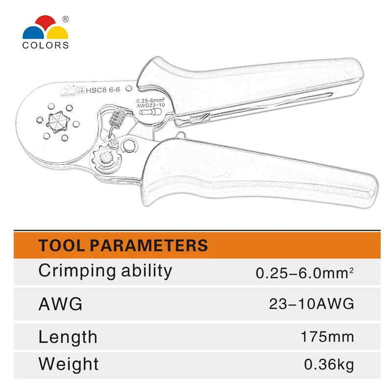 

Crimping Tool Hsc8 6-6 6-4 Crimper Kablo Kesici Pliers Cable Crimp Tools Plier Wire Cutter Alicate Crimpador Alicates