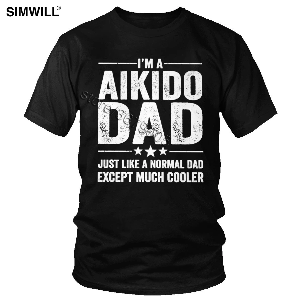 I Am Aikido Dad рубашка крутая Мужская футболка Morihei Ueshiba с боевым искусством хлопковая