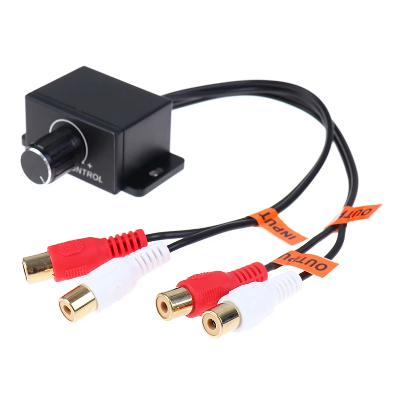 Новый автомобильный усилитель звука бас RCA уровень дистанционное управление