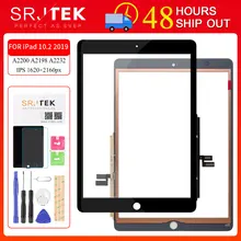 For iPad 2019 10.2 Touch Screen For iPad 7 iPad7 Screen Digitizer Glass Sensor Touchscreen For iPad 10.2 Panel A2197 A2198 A2200