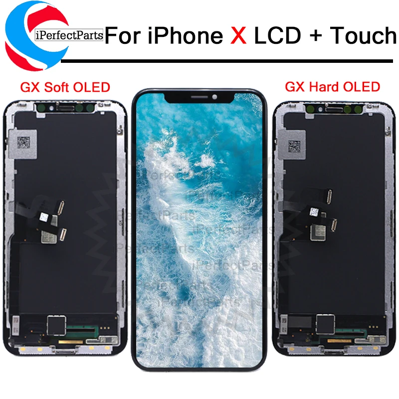 Сенсорный экран AMOLED 5 8 дюйма для iPhone X LCD A1865 A1901 дигитайзер экрана Pantalla A1902 дисплей