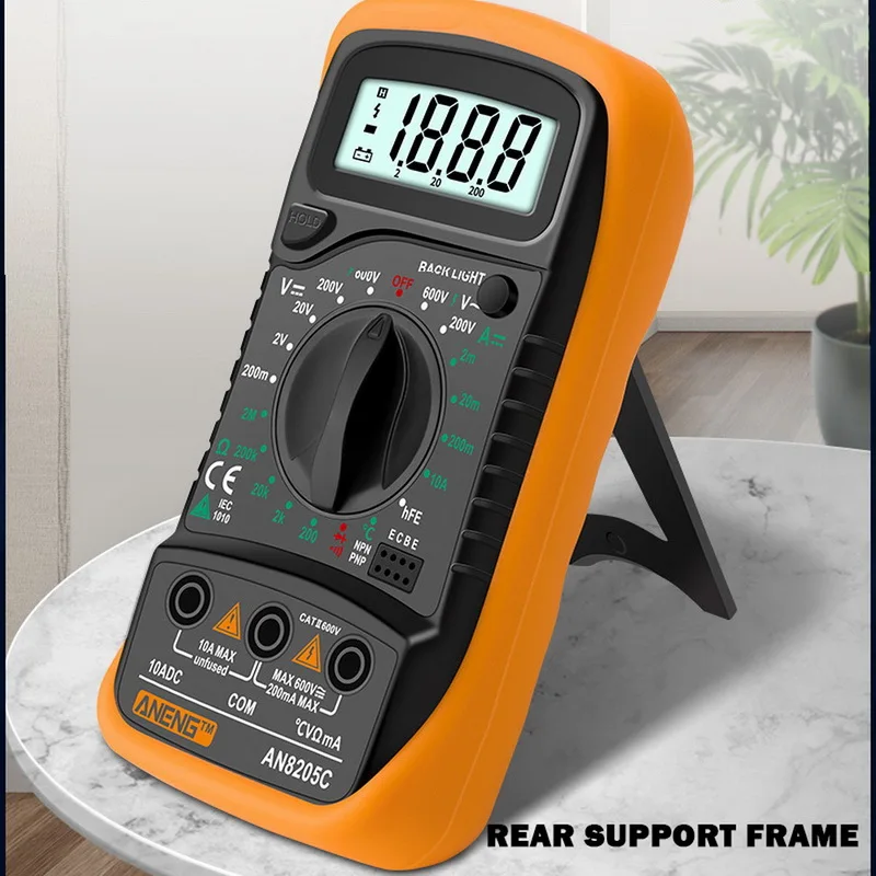 Цифровой мультиметр переменного/постоянного тока амперметр вольтметр Ом тестер