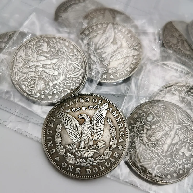 Монета Моргана Путешествие глаза Бога всеможденный Бог коллекция американских