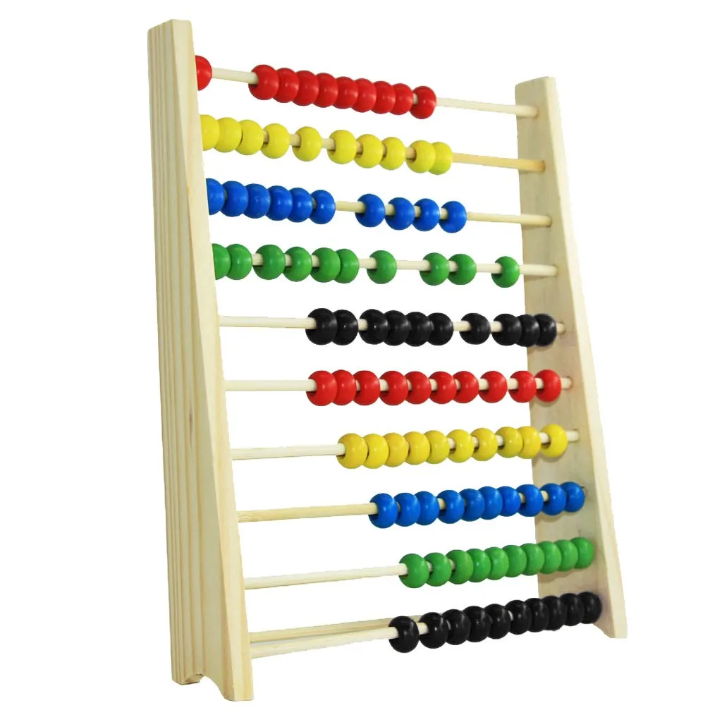 

Mini Wooden Abacus Children Early Math Learning Toy Numbers Counting Calculating Beads Abacus Educational Toy
