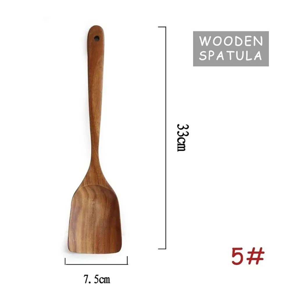 

Wood Kitchenware Spoon Ladle Turner Rice Colander Soup Skimmer Cooking Scoop For Dining Room Kitchen Decoration