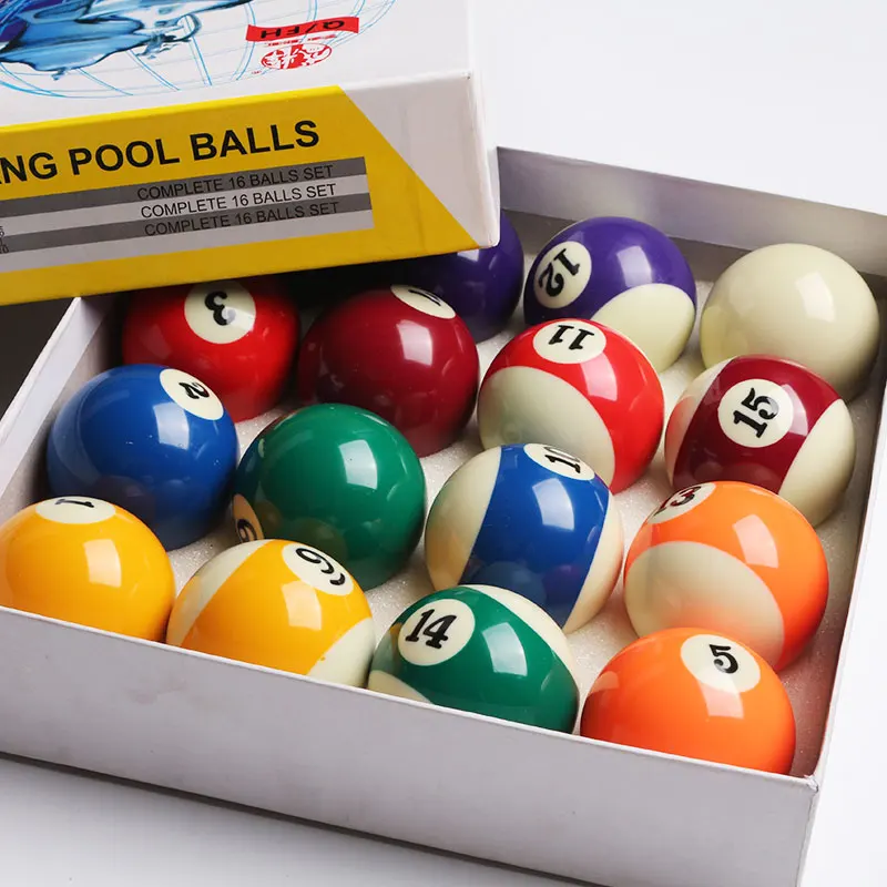

Популярный 57,2 мм 2,25 дюйма 8 мячей полный набор из девяти мячей аксессуары для бильярдного бассейна настольные Мячи высококачественные бильярдные Мячи