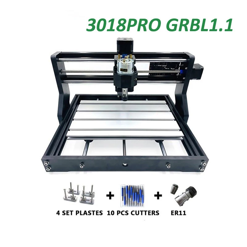 

New CNC 3018 Pro GRBL Diy mini cnc machine 3 Axis pcb Milling machine Bluetooth Wood Router laser engraving CNC3018 work offline