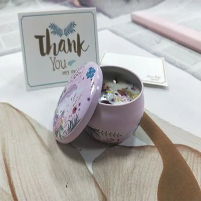 Сушеные цветы из соевого воска Ароматизированная свеча подарок на свадьбу