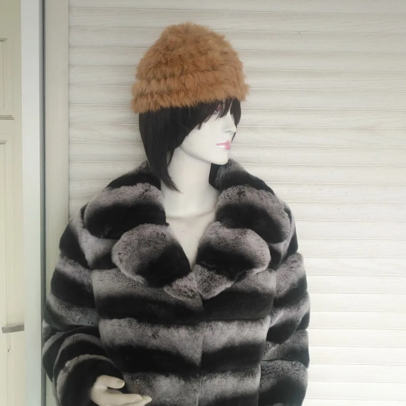 Бесплатная доставка новинка 2019 зимняя меховая шапка из кроличьего меха для