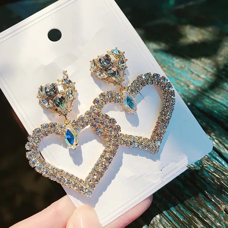 MWsonya новые корейские серьги с кристаллами элегантные женские подвеской