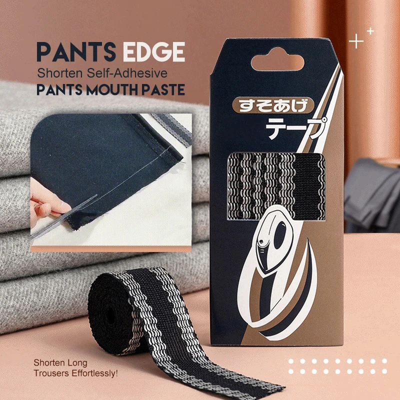 

2PCS Pants Edge Shorten Self-Adhesive Fabric Threads for Knitting Yarn Needles Sewing Needlework Accessories Cross Stitch Tools
