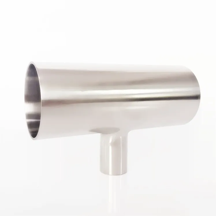 

free shipping Pipe OD Reducing Butt Welding Auto Tee 3 Way 3A SUS 304 Stainless Sanitary Fitting Homebrew