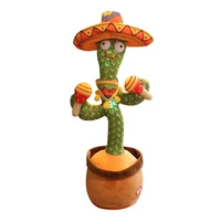 lovely talking toy dancing cactus doll speak talk sound record repeat toy kawaii cactus toys children kids education toy gift