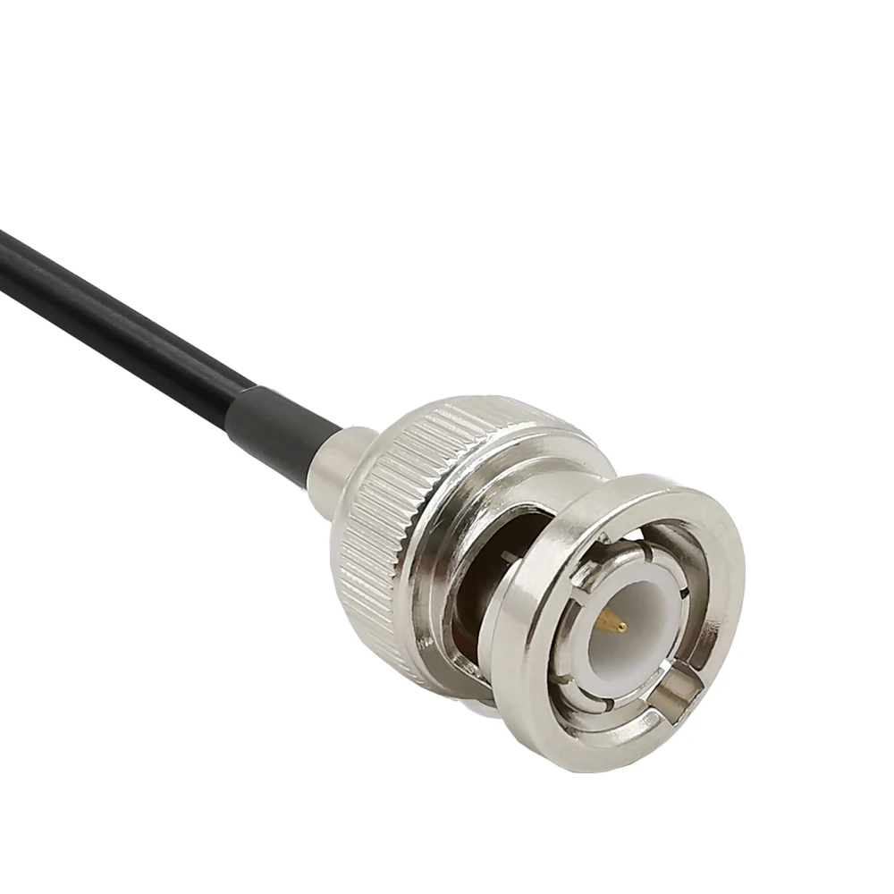 UHF SO-239 PL-259 Female Jack to BNC Male Plug LMR195 Extension Cable 50 Ohm Connector for Hamdheld Ham Radio Antenna Scanner |