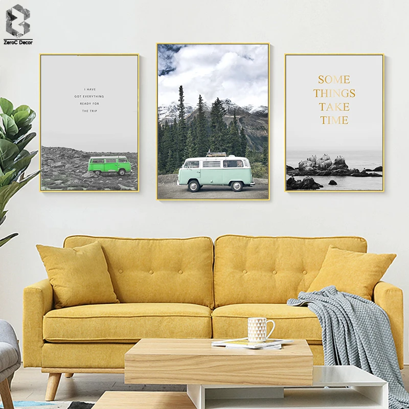 

Scandinavian Style Travel Landscape Canvas Wall Art Poster Nordic Print Painting Nature Decoration Pictures Modern Home Decor