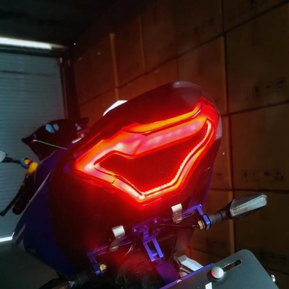 Задний фонарь для мотоцикла светодиодный стоп-сигнал поворота Yamaha YZF R3 R25 Y15ZR MT07 FZ07