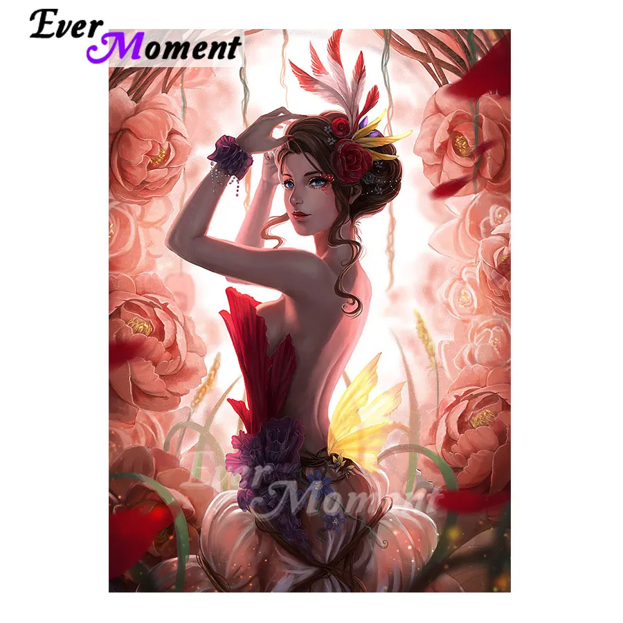 

Ever Moment Fantasy Girl Diamond Painting Full Square DIY Mosaic Cross Stitch Hobbies Handicrafts Personalized Decoration 4Y1631
