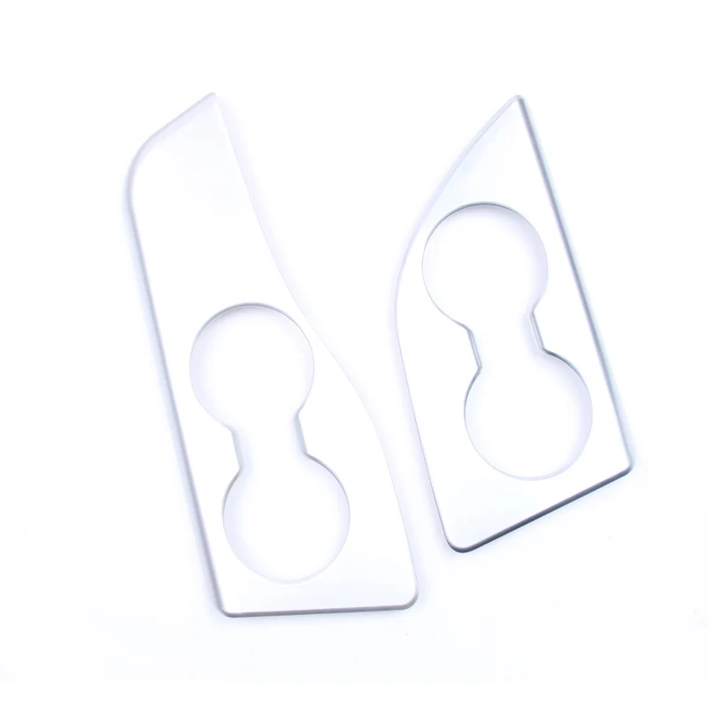 

Lsrtw2017 Matt Silver Abs Car 3rd Row Cup Frame Trim for Toyota Highlander 2013 2014 2015 2016 2017 2018 2019 Chrome Accessories