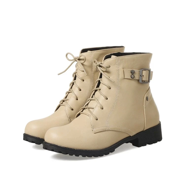 

Plus Size Martin boots Martin boots boots women shoes martin boots for women ladies boots shoes woman winter Cross strap buckle