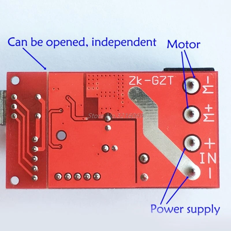 Модуль DC10V-50V 15A PWM контроллер скорости двигателя постоянного тока светодиодный