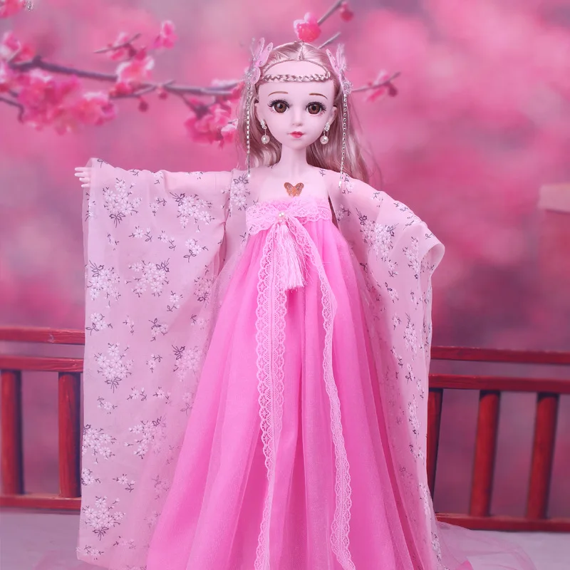 Мини кукла 3D глаза 60 см разговор Музыка Пение китайский стиль династии Хань