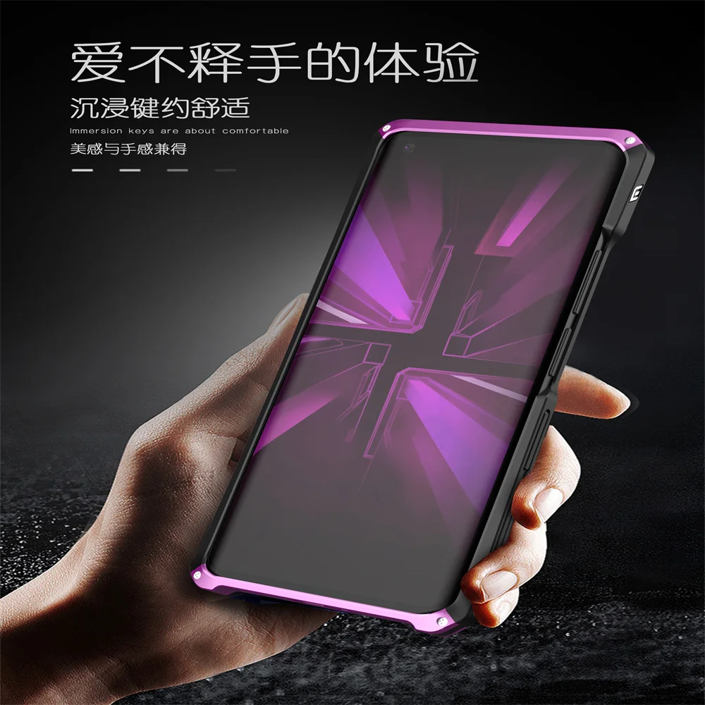 

Luxury Shell Phone Case For HUAWEI P20 P40 Aluminum PC Universal Hard Durable Lens Protection Back Cover
