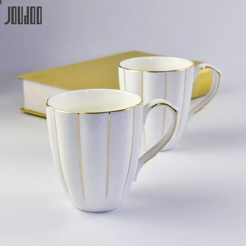 Кружки JOUDOO из белого костяного фарфора изысканная чашка с тыквой кружка для