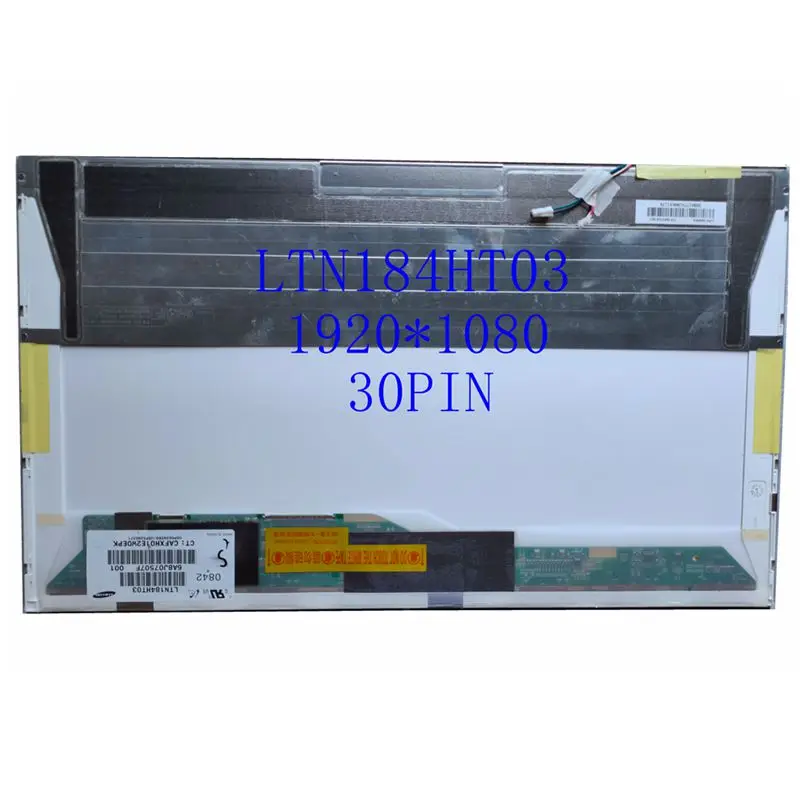 

18.4"laptop lcd screen LTN184HT01 LTN184HT03 LTN184HT04 N184H4 N184H4-L01N184H4-L02 1920*1080 2 CCFL LCD SCREEN Display matrix
