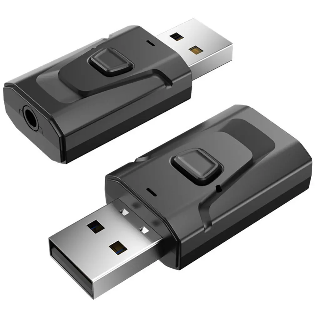 

4-в-1 Bluetooth 5,0 передатчик приемник USB адаптер автомобильный аудио конвертер автомобильный телефон беспроводной аудио адаптер для ТВ ПК AUX дина...