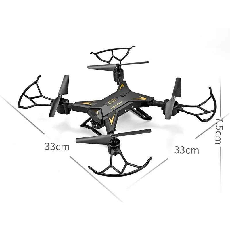 Складной Радиоуправляемый Дрон WIFI самолет 4K 1080P FPV камера дроны 2 4 ГГц 4CH 6-осевой