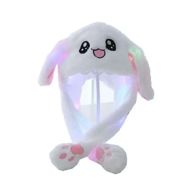 Светящаяся спортивная шапка Takara Tomy Pikachu Pokemon плюшевая Милая с ушками кролика