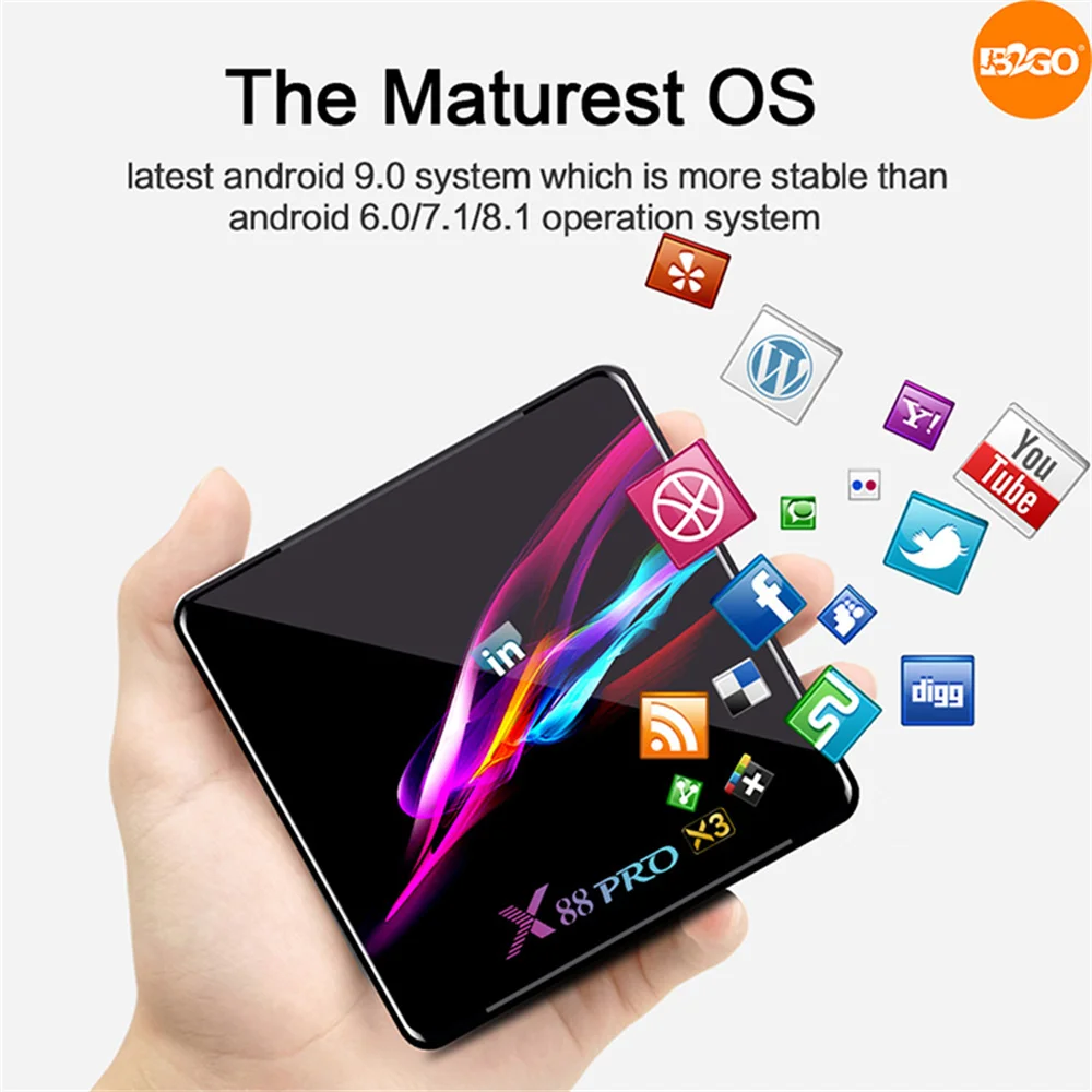 Шасси Toploo - smart Ott TV x88 Pro X3 Android 9 0 AMLOGIC s905x3 быстрая доставка самая дешевая |