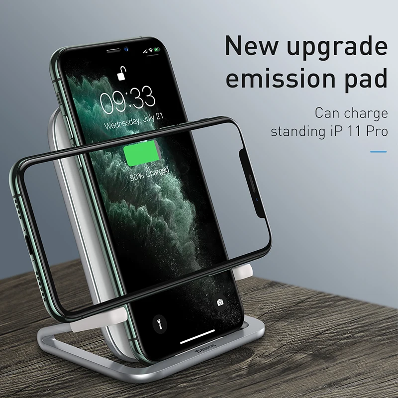Беспроводное зарядное устройство Baseus для iPhone 11 Pro X XS 8 XR Samsung S9 S10 S8 S10E|Зарядные