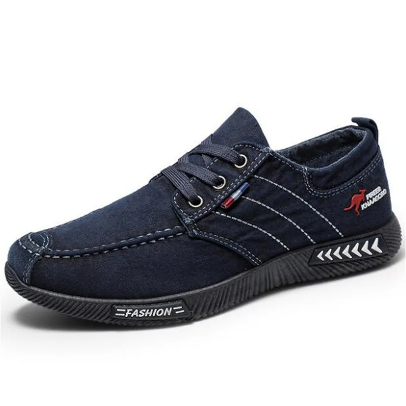 

2020 New Fashion Denim Men Canvas Shoes Male Summer Mens Sneakers Slip on Casual Breathable Shoes Loafers SIZE 39-44ZH100648