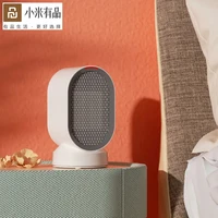 xiaomi douhe 600w fan heater electric warmer 220v shaking head heater for home with timing quickly blow out hot air in 2 s