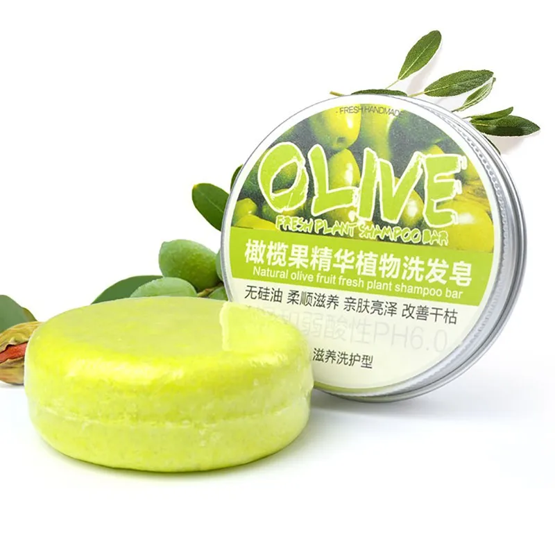 Natural Handmade Shampoo Soap Bar Nourishing Repair Damaged Hair Anti-Dandruff Off Hair Care Tool
