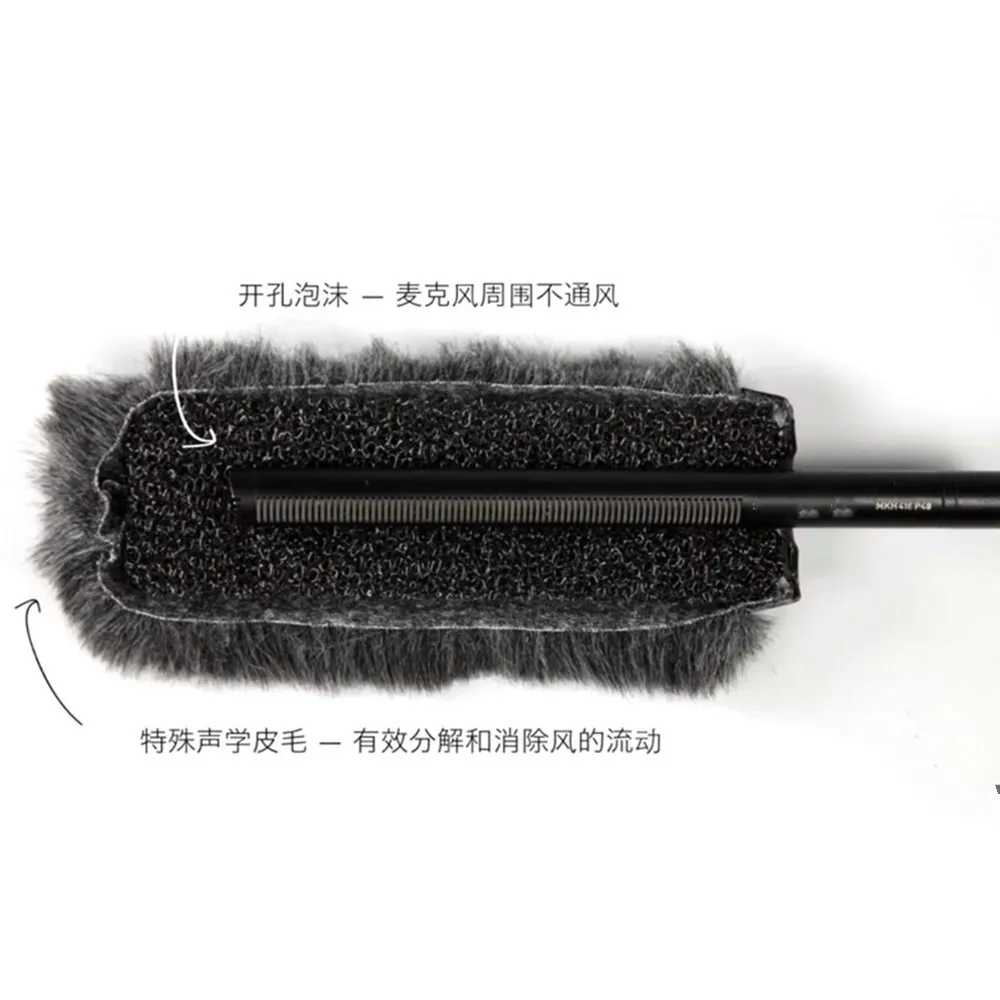 Dead Cat Outdoor windproof artifical fur windscreen shield for Rode Ntg3 For me66 MKH416 418 for Sony 670 678
