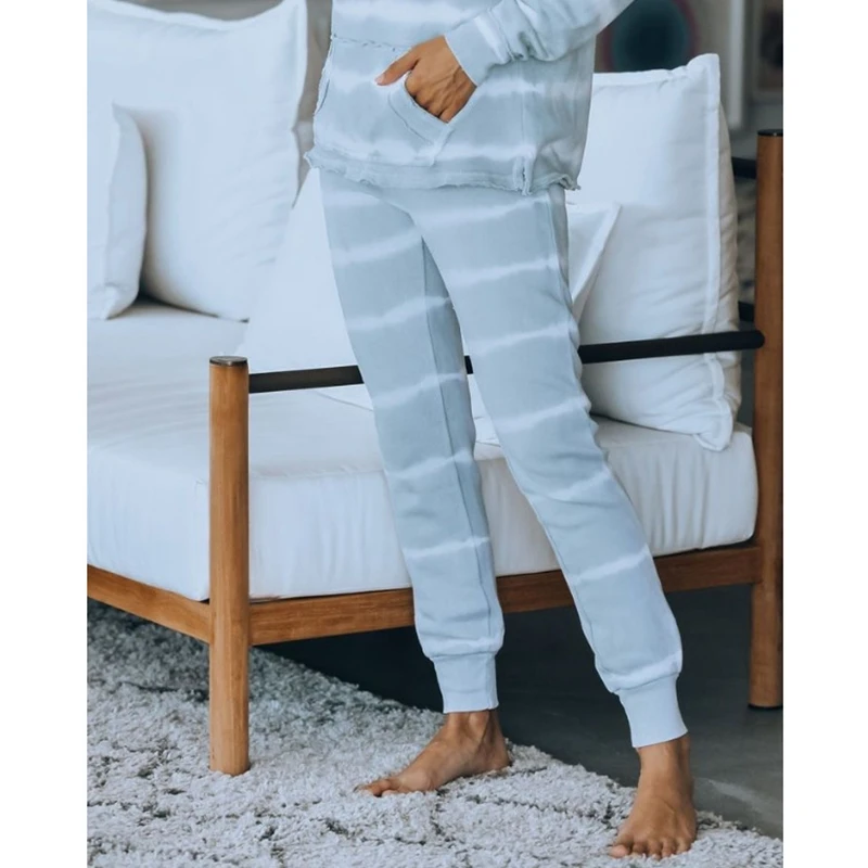 

Loose Tracksuits Loungewear Women Casual Two Piece Set Autumn Street T-Shirt Tops and Jogger Home Suit 2Pcs Outfits