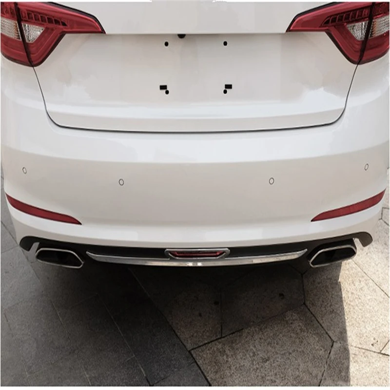 Автомобильный чехол WELKINRY для hyundai Sonata 2015 2016 ABS хромированный задний бампер