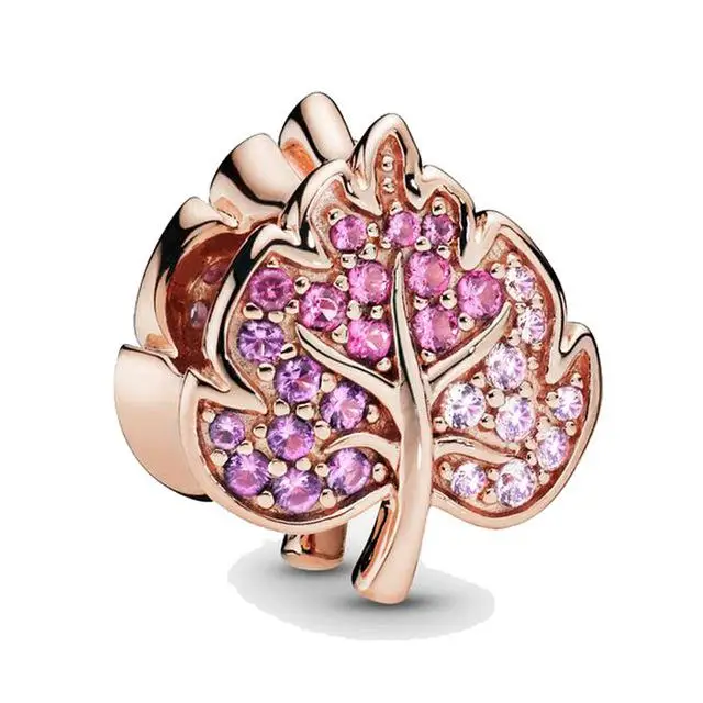 Новинка осени, подвеска с бусинами, 925 пробы, серебро, подходит к оригиналу Pandora, браслет, ожерелье, для женщин, сделай сам, ювелирные изделия, подарки - Цвет: 9