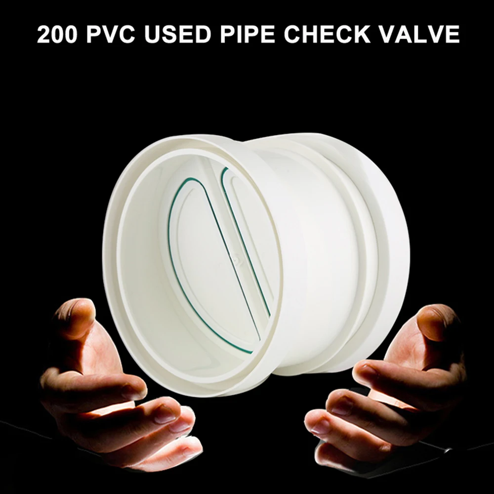 Коннектор трубопровода от 180 мм до 200 обратный клапан из пвх для дымового