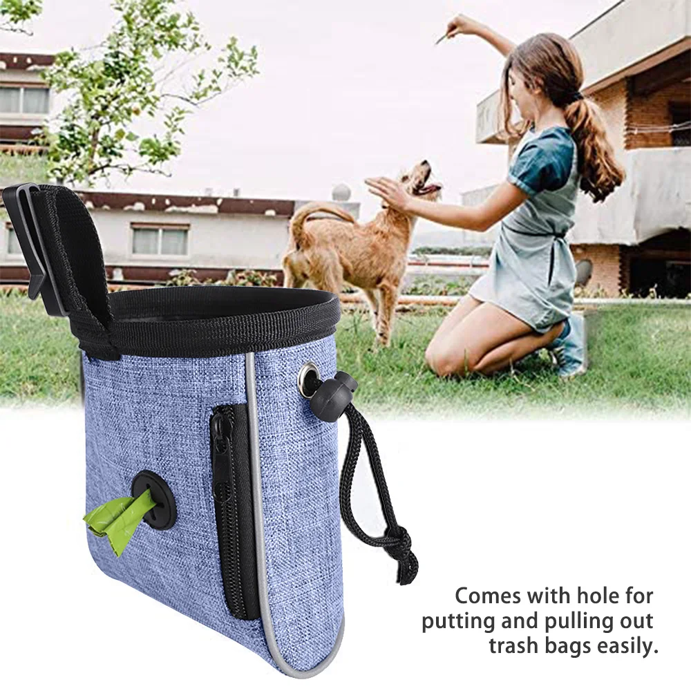 

Multifunctional Dog Training Waist Bag Outdoor Pet Training Snack Bag Outdoors Puppy Bag Large Capacity Pet Dog Food Pack